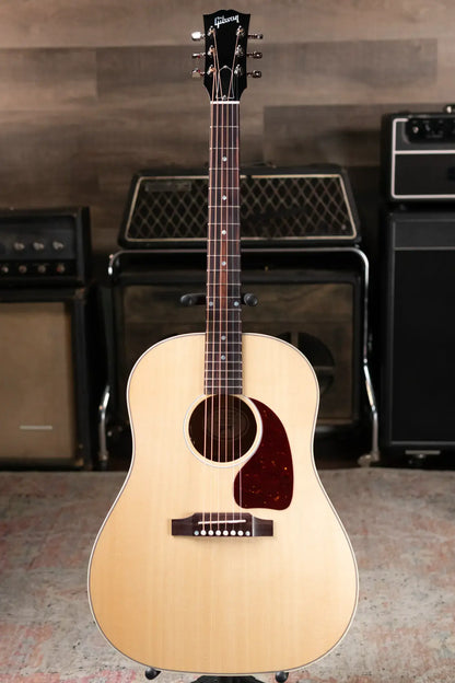 Gibson J-45 Standard Acoustic/Electric - Antique Natural and Cherry Back with Hardshell Case