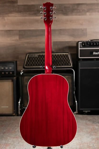 Gibson J-45 Standard Acoustic/Electric - Antique Natural and Cherry Back with Hardshell Case
