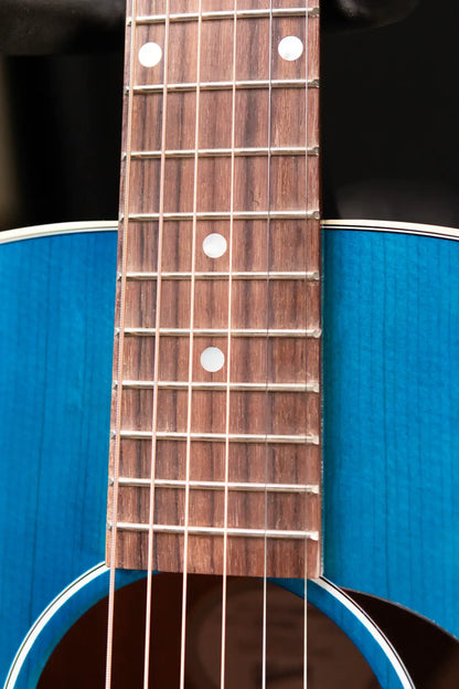 Gibson J-45 Standard Acoustic/Electric Guitar - Bluebonnet with Hardshell Case