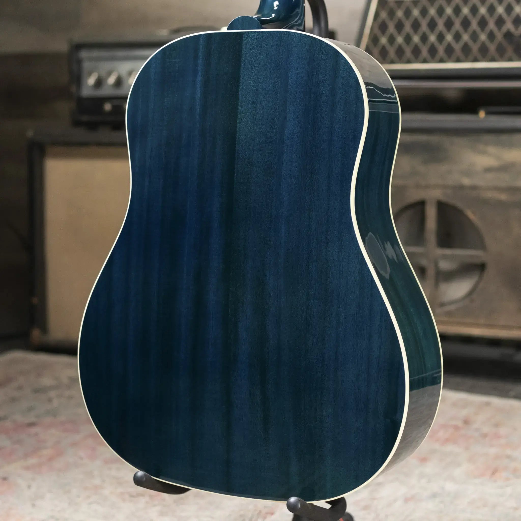 Gibson J-45 Standard Acoustic/Electric Guitar - Bluebonnet with Hardshell Case