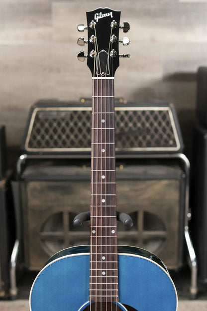Gibson J-45 Standard Acoustic/Electric Guitar - Bluebonnet with Hardshell Case