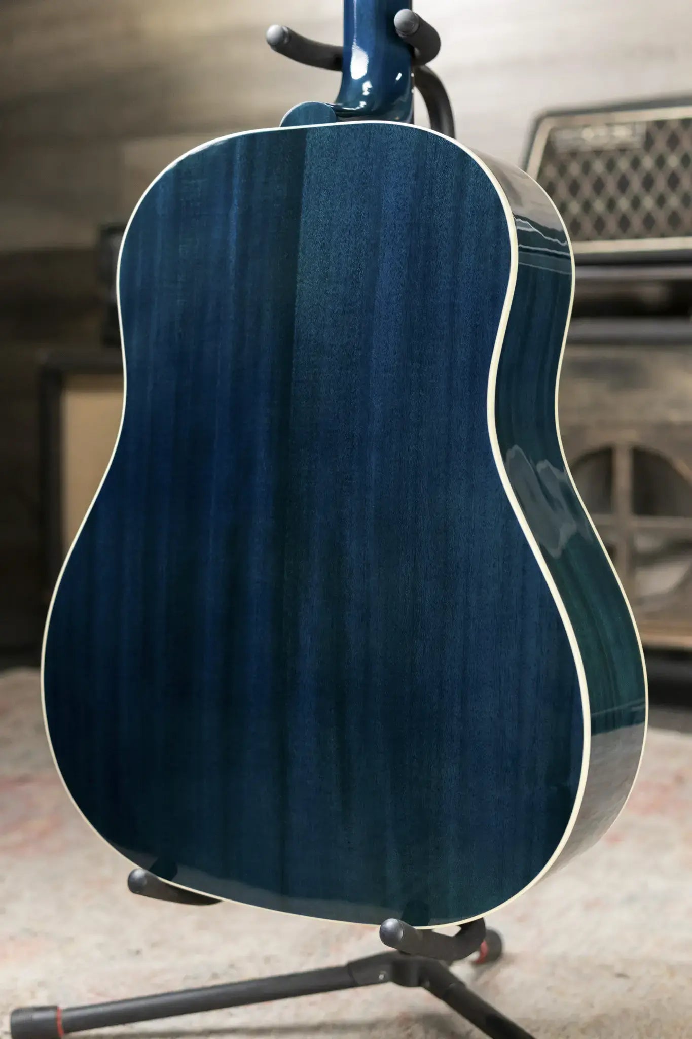 Gibson J-45 Standard Acoustic/Electric Guitar - Bluebonnet with Hardshell Case
