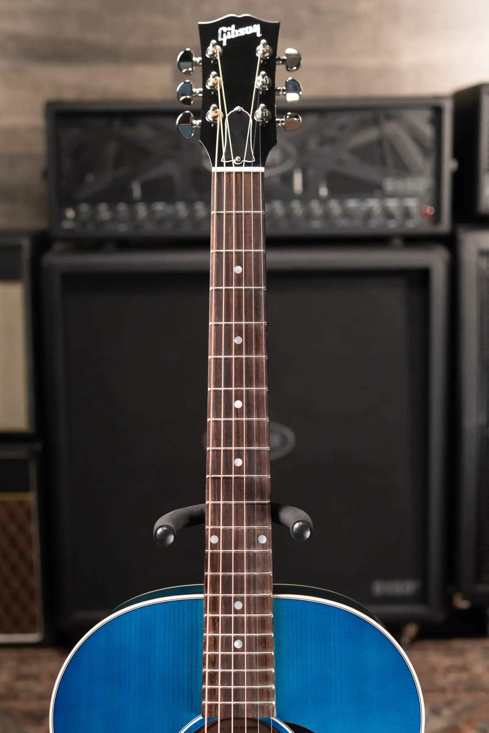Gibson J-45 Standard Acoustic/Electric Guitar - Bluebonnet with Hardshell Case