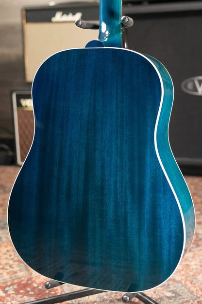 Gibson J-45 Standard Acoustic/Electric Guitar - Bluebonnet with Hardshell Case