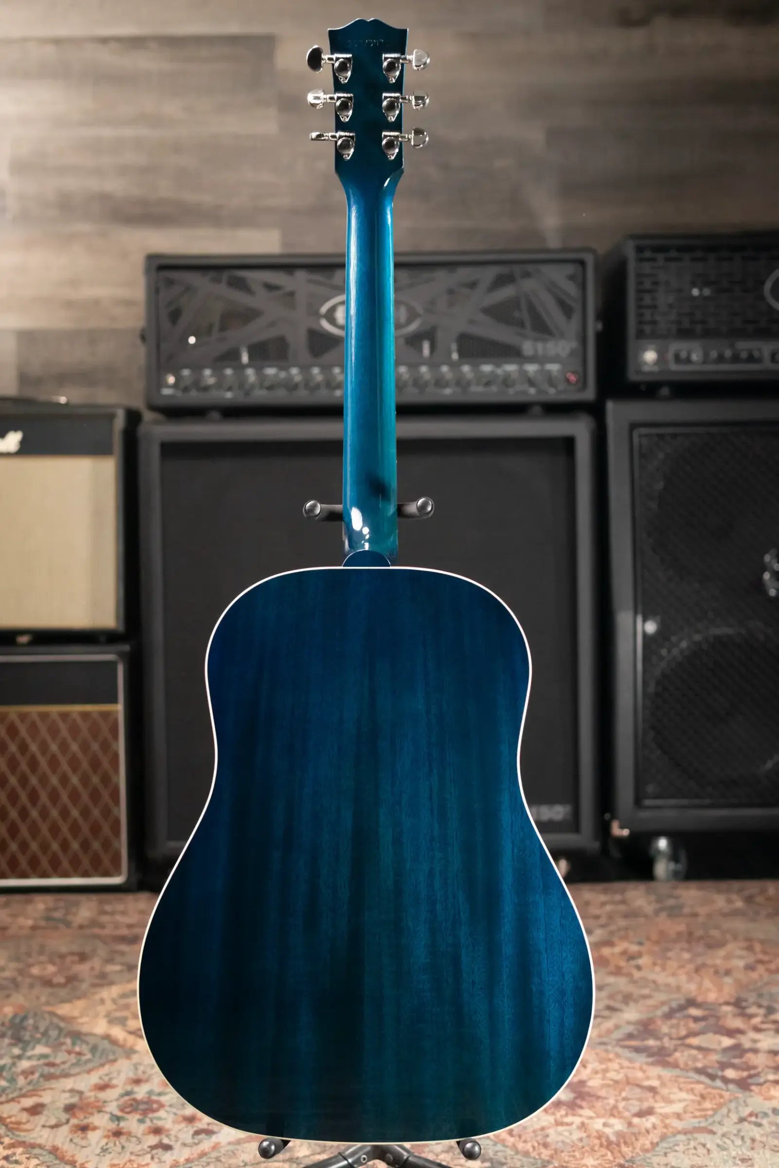Gibson J-45 Standard Acoustic/Electric Guitar - Bluebonnet with Hardshell Case