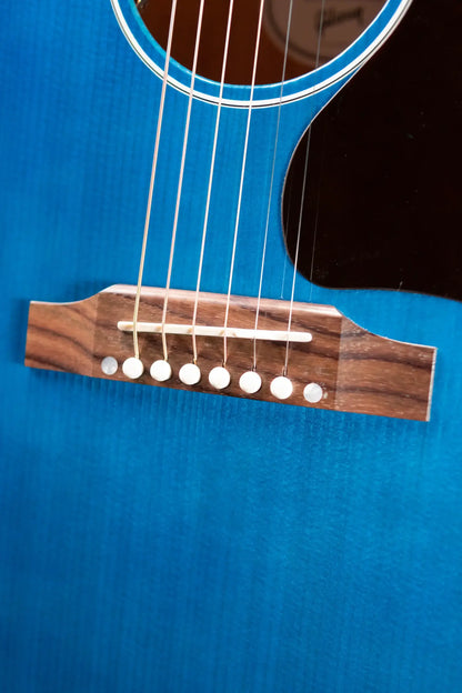 Gibson J-45 Standard Acoustic/Electric Guitar - Bluebonnet with Hardshell Case