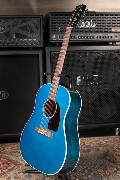 Gibson J-45 Standard Acoustic/Electric Guitar - Bluebonnet with Hardshell Case