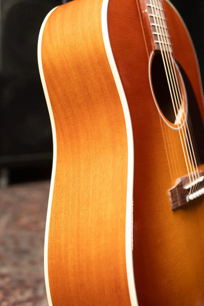 Gibson J-45 Standard Acoustic/Electric Guitar - Heritage Cherry Sunburst with Hardshell Case