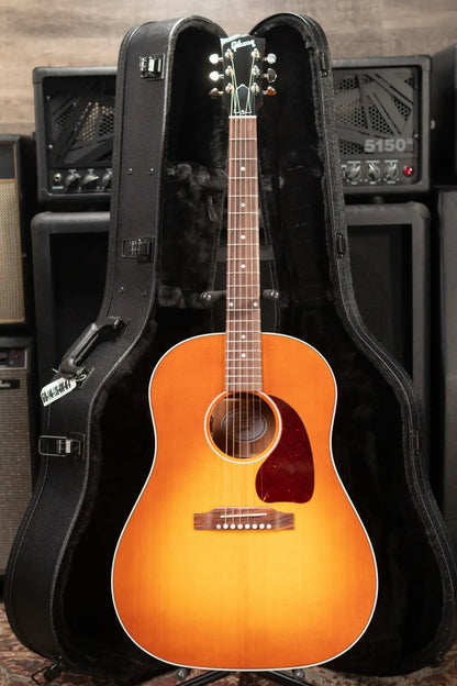 Gibson J-45 Standard Acoustic/Electric Guitar - Heritage Cherry Sunburst with Hardshell Case