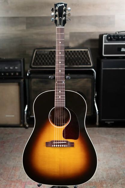 Gibson J-45 Standard Acoustic/Electric Guitar - Vintage Sunburst with Hardshell Case