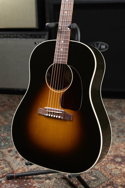 Gibson J-45 Standard Acoustic/Electric Guitar - Vintage Sunburst with Hardshell Case