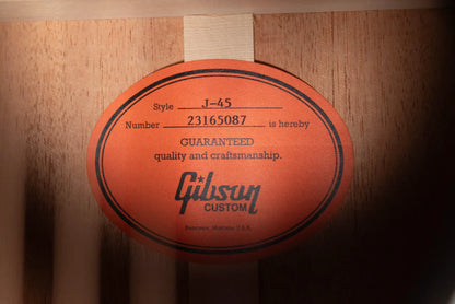 Gibson J-45 Standard Acoustic Guitar - Cobra Burst with Hardshell Case