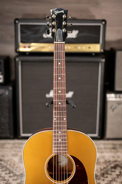Gibson J-45 Standard Goldtop Acoustic/Electric Guitar - Goldtop Gloss with Hardshell Case
