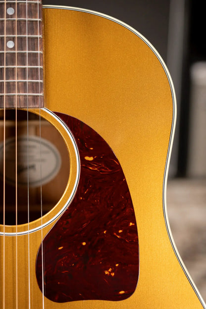 Gibson J-45 Standard Goldtop Acoustic/Electric Guitar - Goldtop Gloss with Hardshell Case