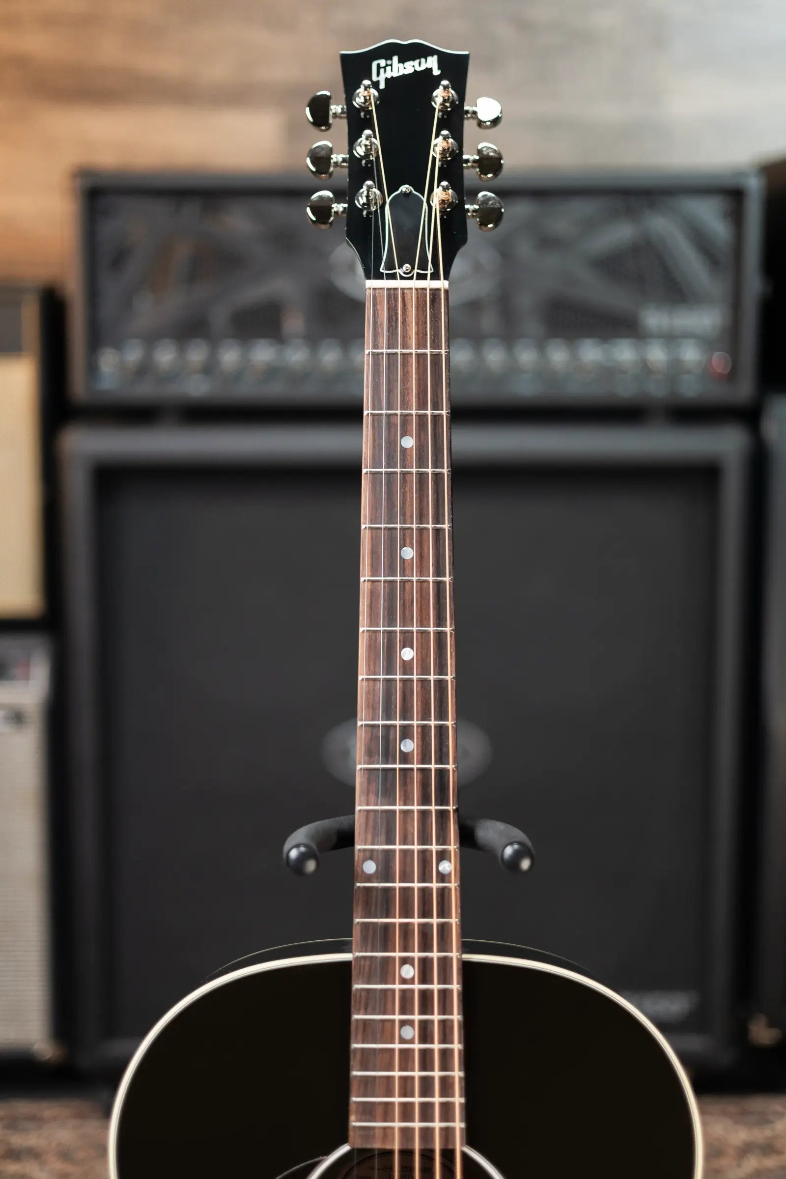 Gibson J-45 Standard Left-Handed Dreadnought Acoustic/Electric Guitar - Vintage Sunburst with Hardshell Case