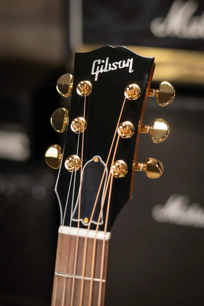 Gibson J-45 Standard Rosewood Left-Handed Acoustic/Electric Guitar - Rosewood Burst with Hardshell Case