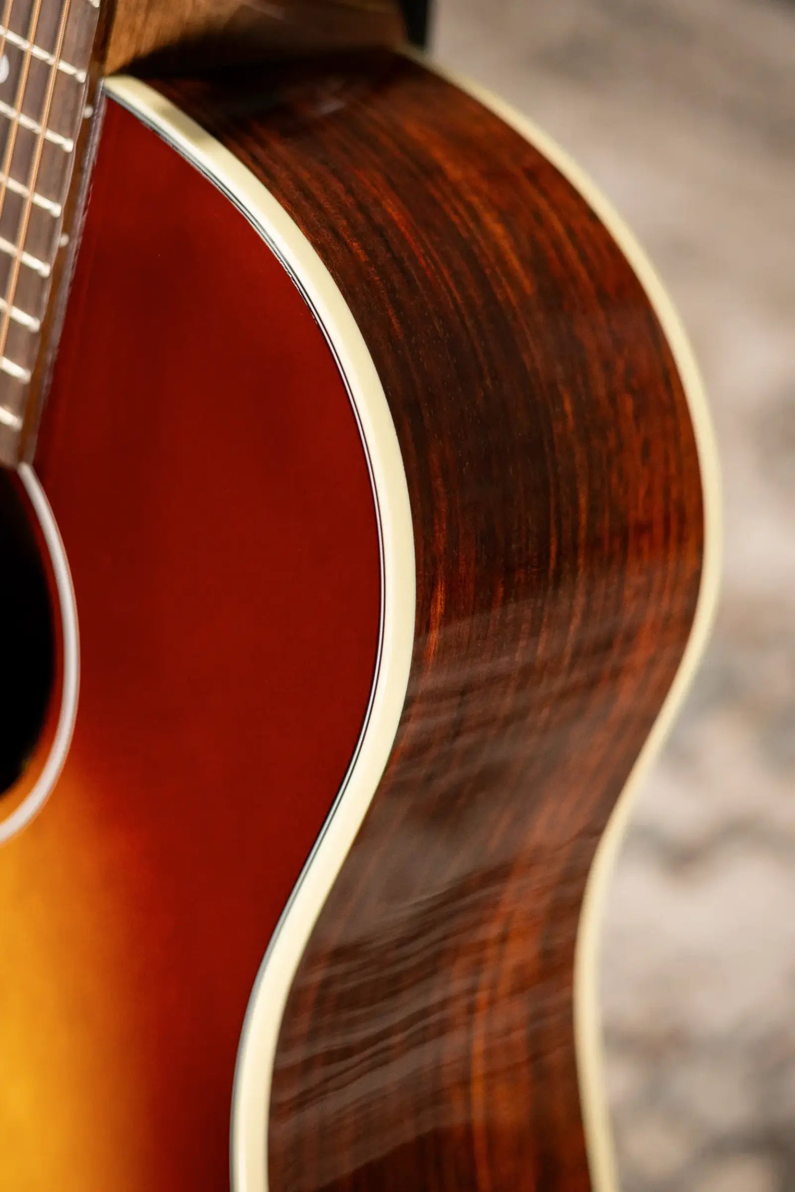 Gibson J-45 Standard Rosewood Left-Handed Acoustic/Electric Guitar - Rosewood Burst with Hardshell Case