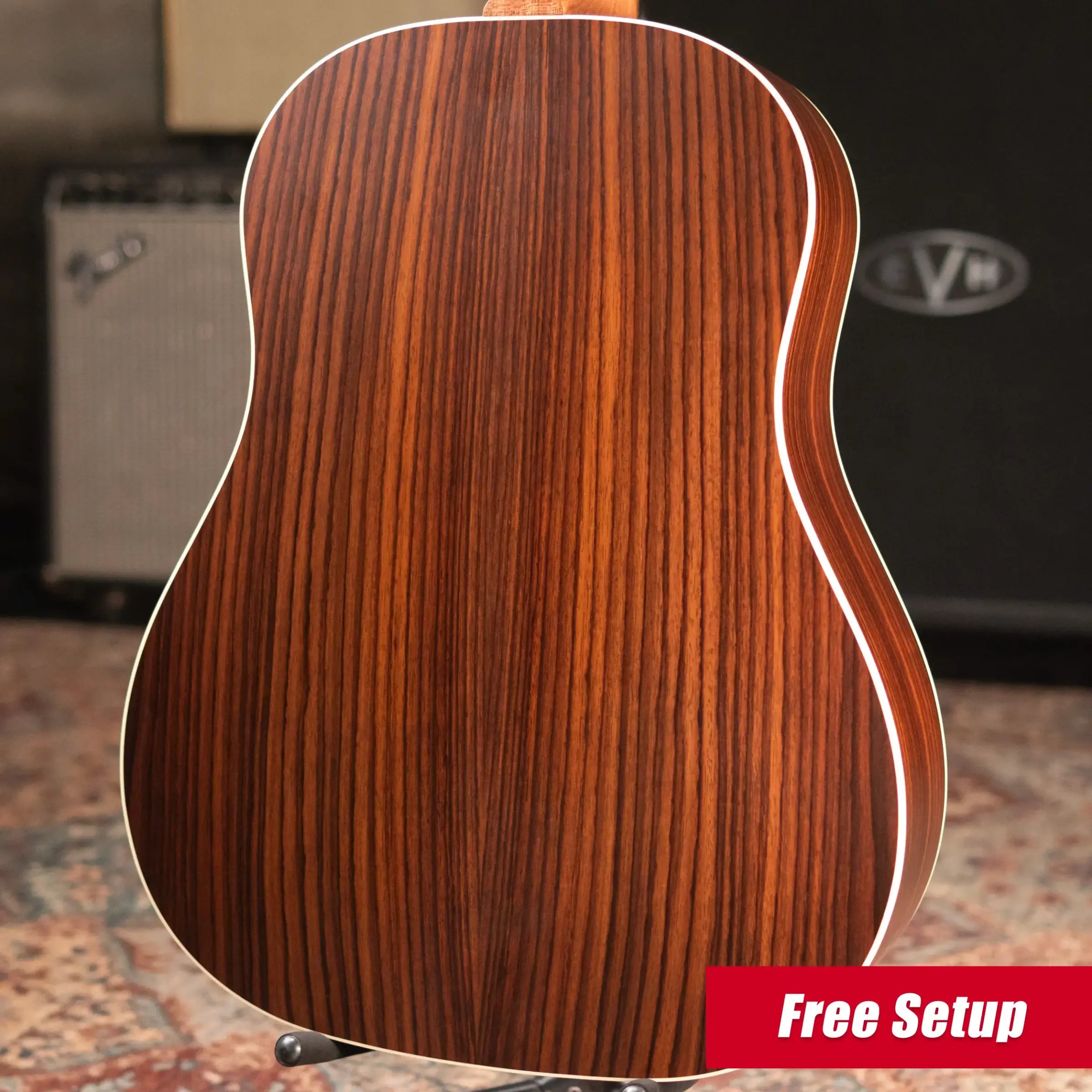 Gibson J-45 Studio Rosewood Acoustic/Electric Guitar - Rosewood Burst with Hardshell Case