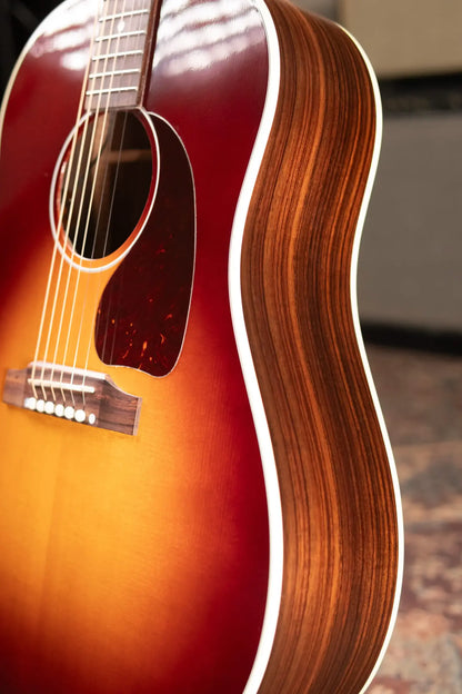 Gibson J-45 Studio Rosewood Acoustic/Electric Guitar - Rosewood Burst with Hardshell Case