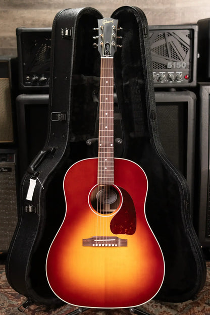 Gibson J-45 Studio Rosewood Acoustic/Electric Guitar - Rosewood Burst with Hardshell Case