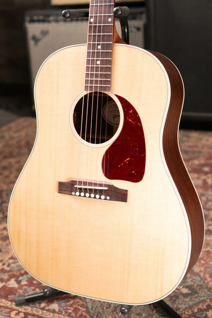 Gibson J-45 Studio Rosewood Acoustic/Electric Guitar - Satin Natural with Hardshell Case