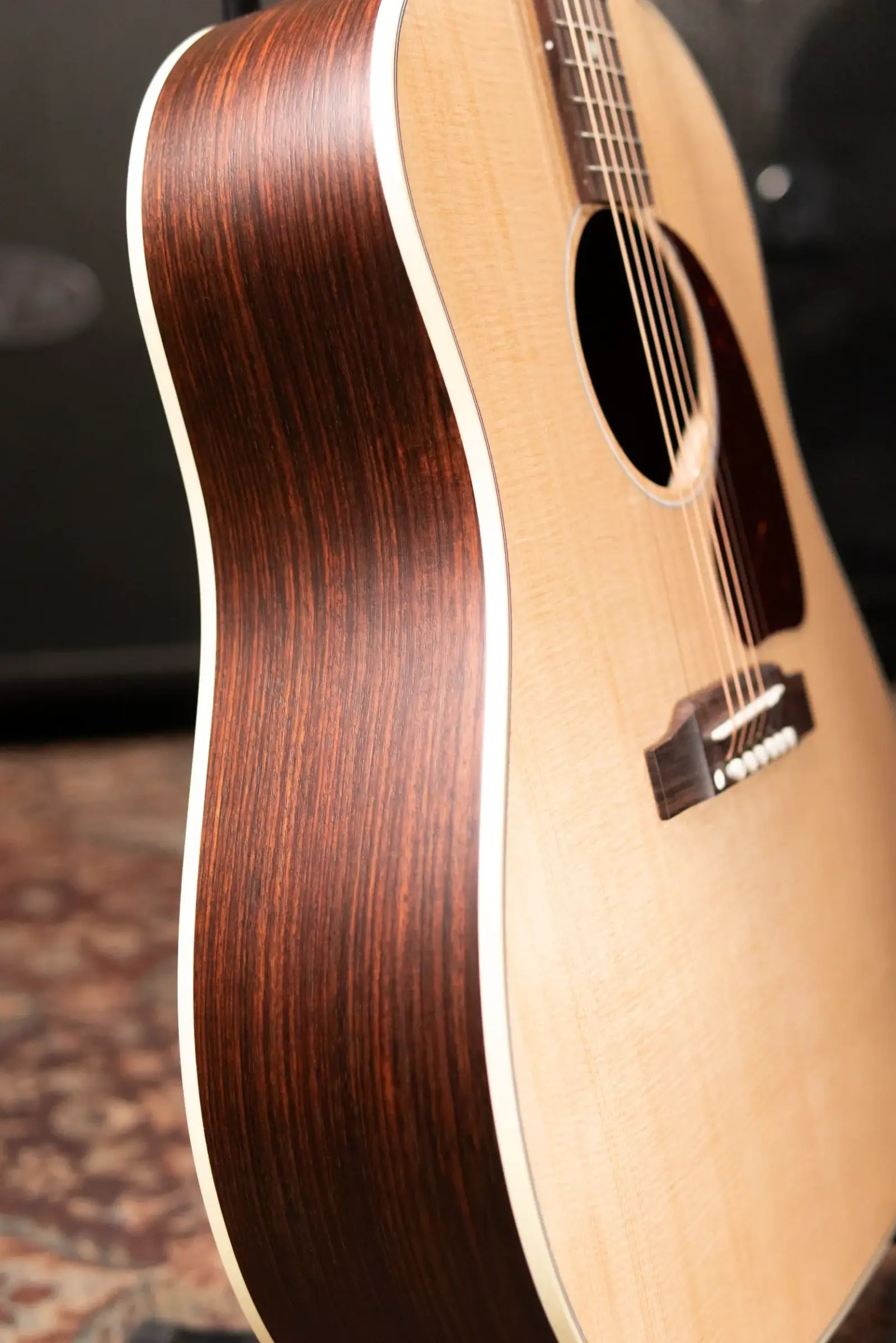Gibson J-45 Studio Rosewood Acoustic/Electric Guitar - Satin Natural with Hardshell Case