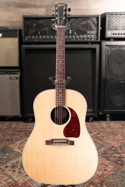 Gibson J-45 Studio Rosewood Acoustic/Electric Guitar - Satin Natural with Hardshell Case