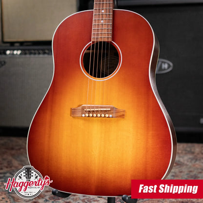 Gibson J-45 Studio Rosewood Acoustic/Electric Guitar - Satin Rosewood Burst with Hardshell Case - Floor Model