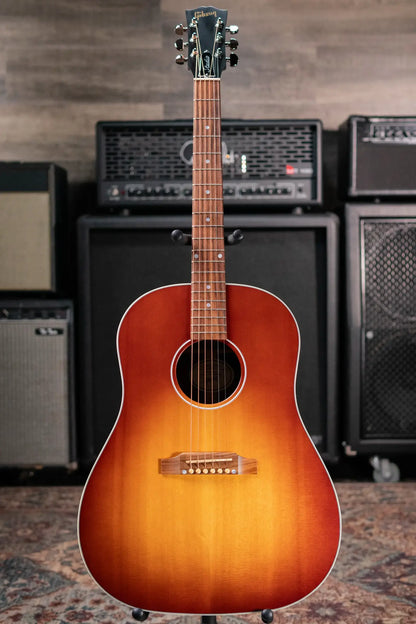 Gibson J-45 Studio Rosewood Acoustic/Electric Guitar - Satin Rosewood Burst with Hardshell Case - Floor Model