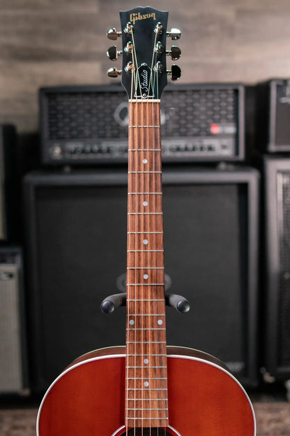 Gibson J-45 Studio Rosewood Acoustic/Electric Guitar - Satin Rosewood Burst with Hardshell Case - Floor Model