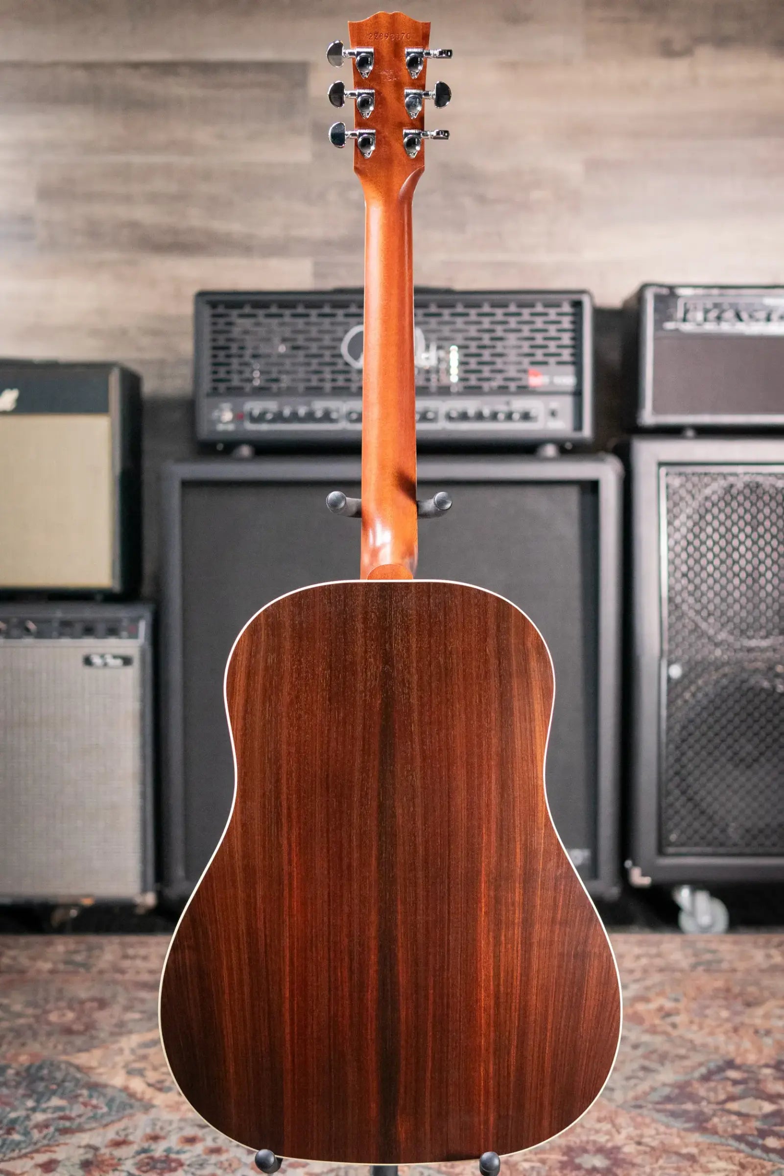 Gibson J-45 Studio Rosewood Acoustic/Electric Guitar - Satin Rosewood Burst with Hardshell Case - Floor Model