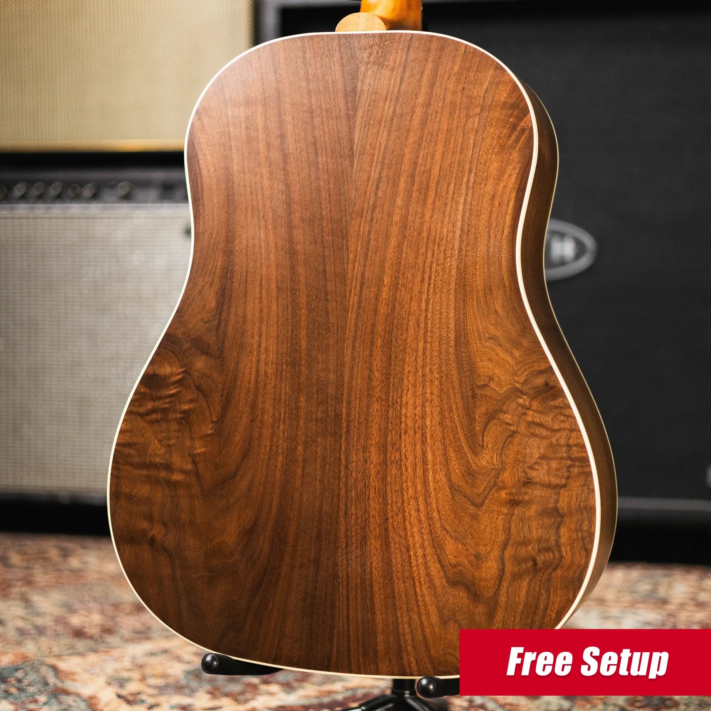 Gibson J-45 Studio Walnut Acoustic/Electric Guitar - Walnut Burst with Hardshell Case