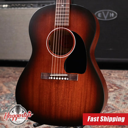 Gibson LG-2 All Mahogany Faded Acoustic/Electric Guitar - Vintage Sunburst with Hardshell Case