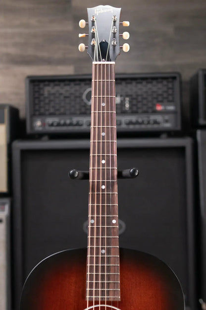 Gibson LG-2 All Mahogany Faded Acoustic/Electric Guitar - Vintage Sunburst with Hardshell Case