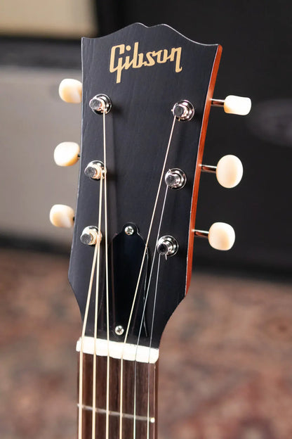 Gibson LG-2 All Mahogany Faded Acoustic/Electric Guitar - Vintage Sunburst with Hardshell Case
