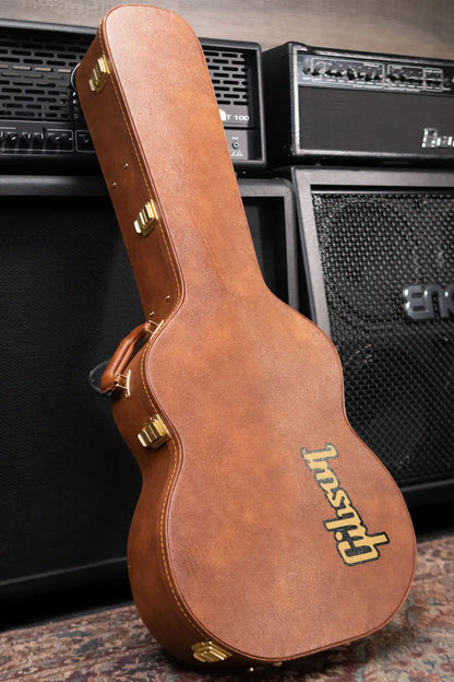 Gibson LG-2 All Mahogany Faded Acoustic/Electric Guitar - Vintage Sunburst with Hardshell Case