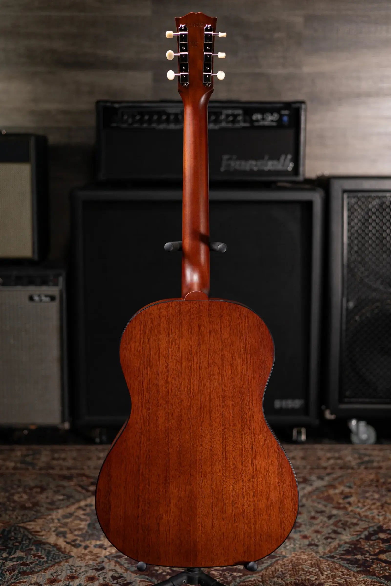 Gibson LG-2 All Mahogany Faded Acoustic/Electric Guitar - Vintage Sunburst with Hardshell Case