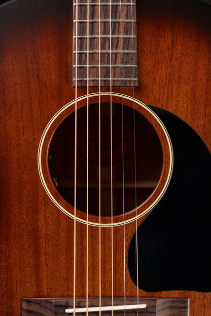 Gibson LG-2 All Mahogany Faded Acoustic/Electric Guitar - Vintage Sunburst with Hardshell Case