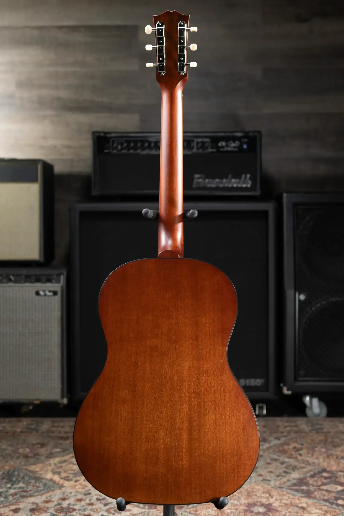 Gibson LG-2 All Mahogany Faded Acoustic/Electric Guitar - Vintage Sunburst with Hardshell Case