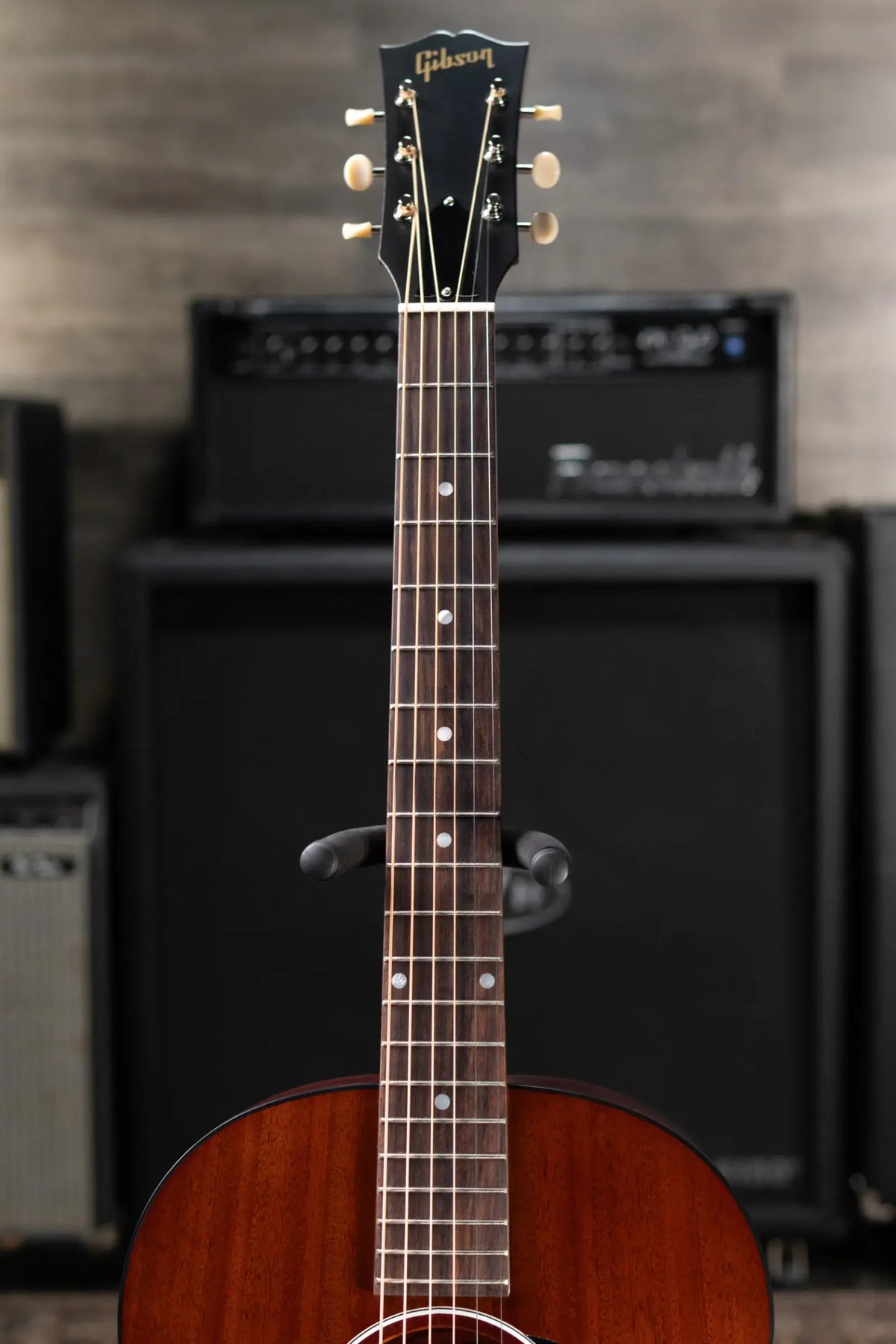 Gibson LG-2 All Mahogany Faded Acoustic/Electric Guitar with Hardshell Case