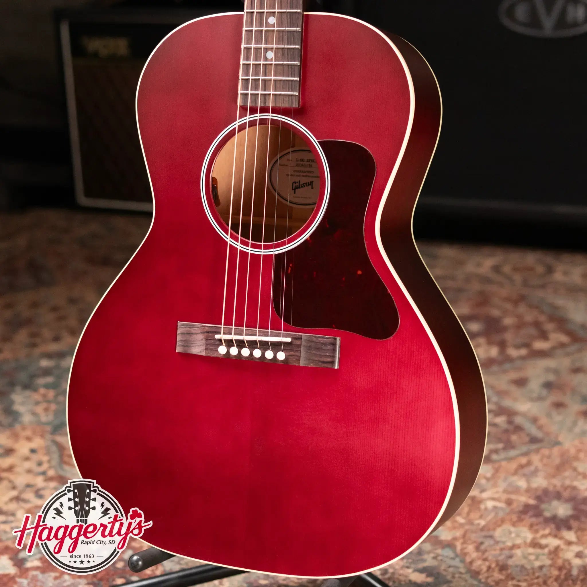 Gibson L-00 Special Acoustic/Electric Guitar - Satin Wine Red with Gig Bag
