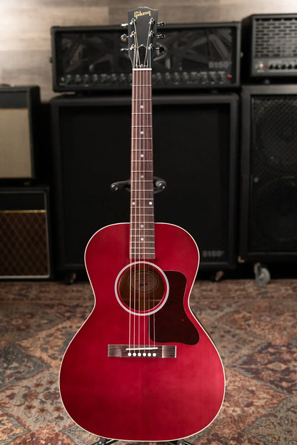 Gibson L-00 Special Acoustic/Electric Guitar - Satin Wine Red with Gig Bag