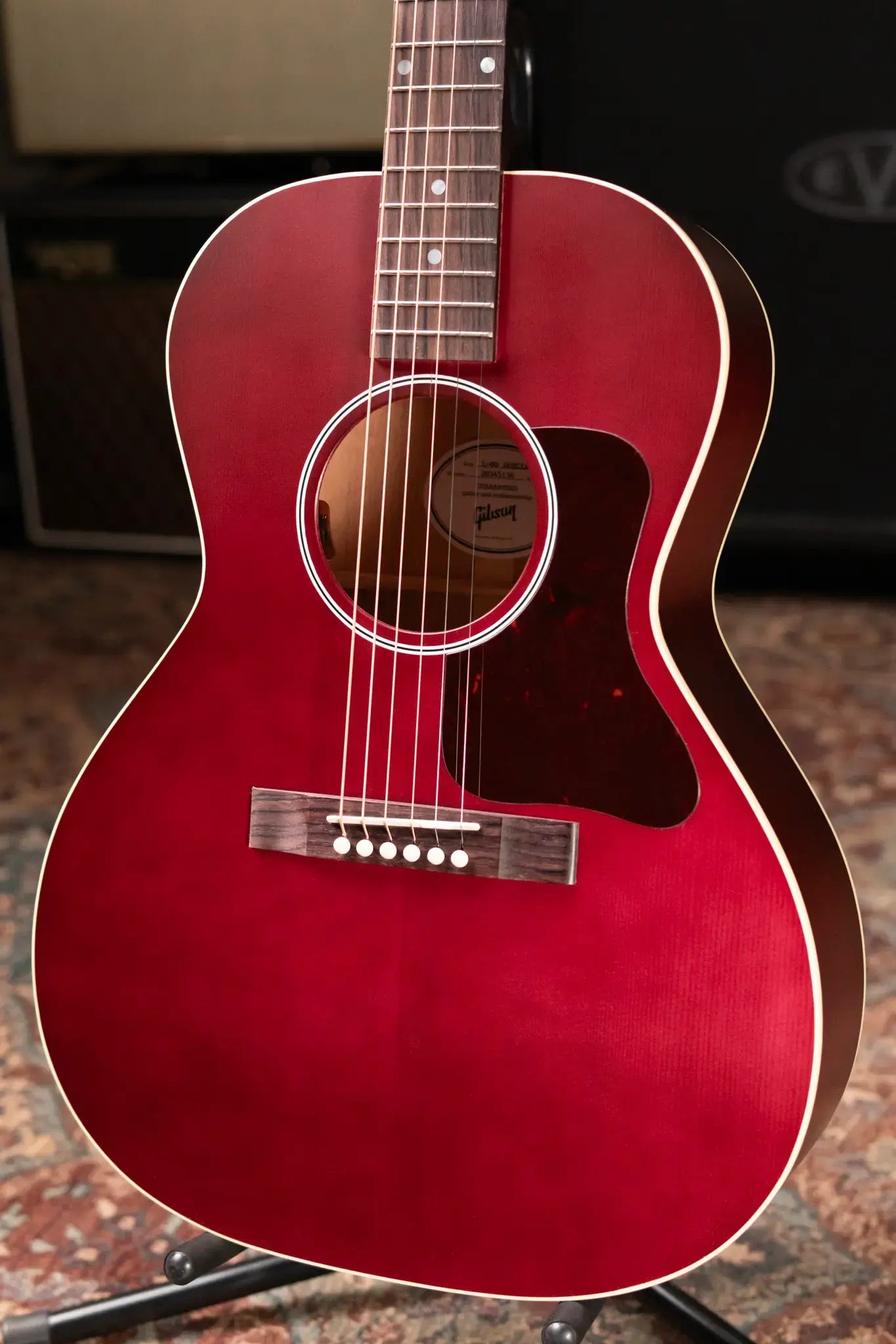 Gibson L-00 Special Acoustic/Electric Guitar - Satin Wine Red with Gig Bag