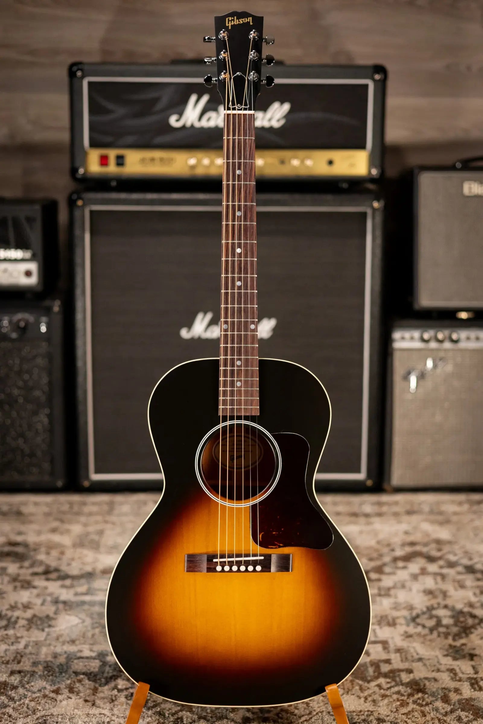 Gibson L-00 Special Acoustic-Electric Guitar - Vintage Sunburst with Premium Soft Shell Case - B-Stock