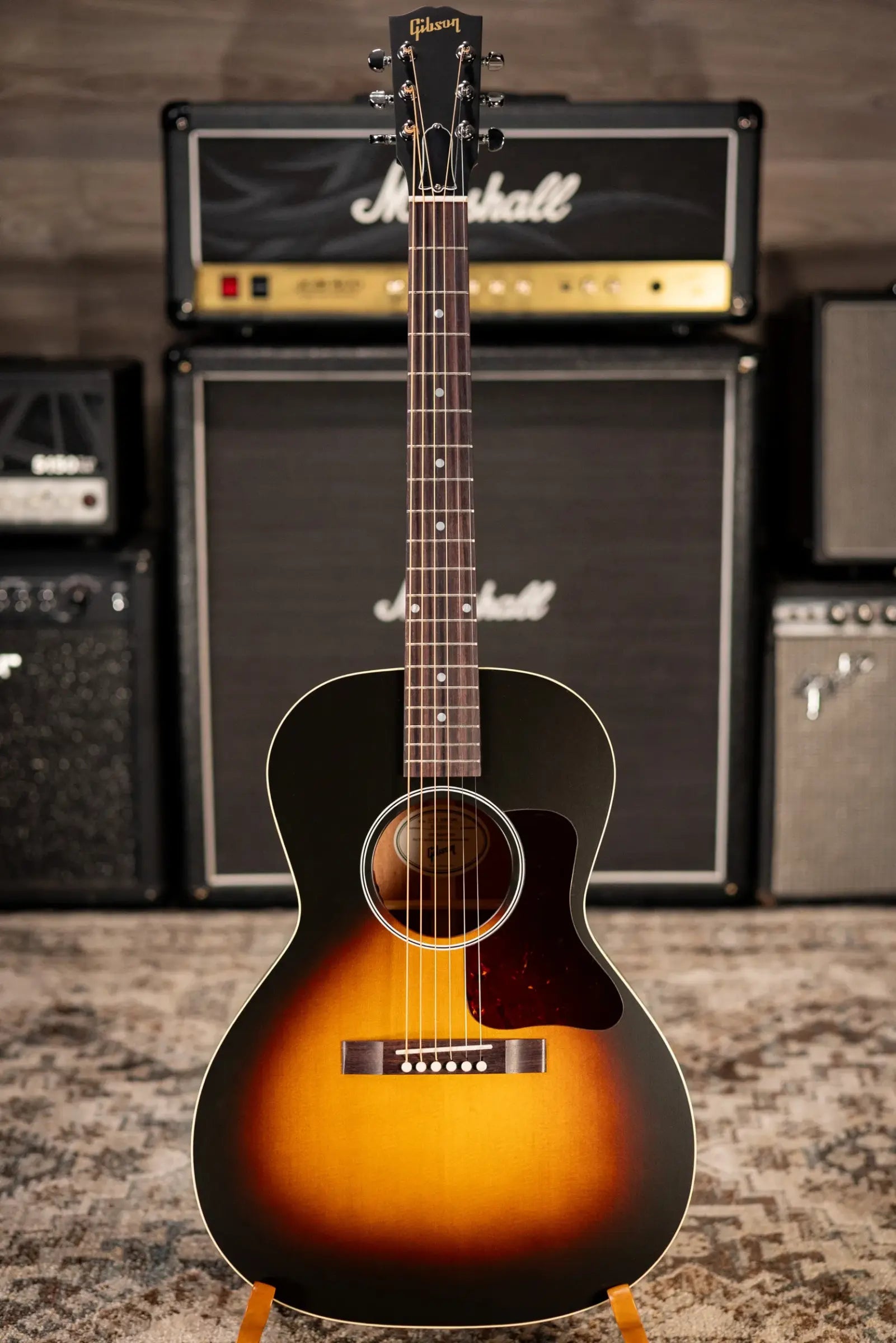 Gibson L-00 Special Acoustic/Electric Guitar - Vintage Sunburst with Premium Soft Shell Case - B-Stock