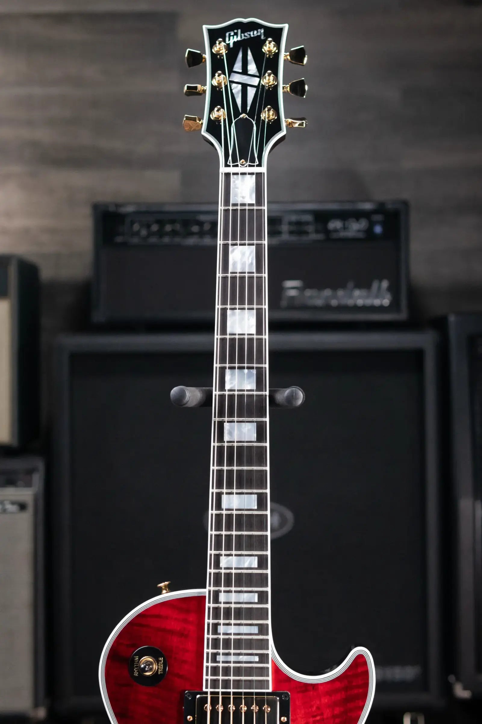 Gibson Les Paul Axcess Custom Figured Top Electric Guitar - Bengal Burst with Hardshell Case