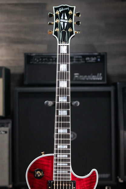 Gibson Les Paul Axcess Custom Figured Top Electric Guitar - Bengal Burst with Hardshell Case