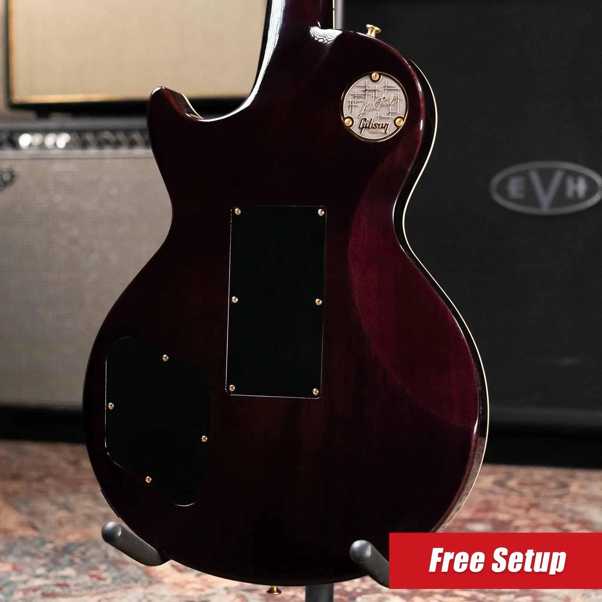 Gibson Les Paul Axcess Custom Floyd Rose Electric Guitar - Tri Berry Burst with Hardshell Case