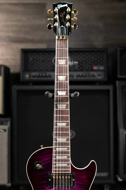 Gibson Les Paul Axcess Custom Floyd Rose Electric Guitar - Tri Berry Burst with Hardshell Case