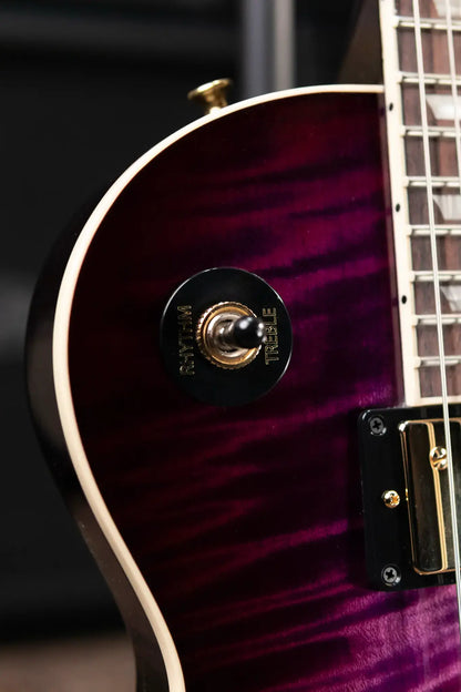 Gibson Les Paul Axcess Custom Floyd Rose Electric Guitar - Tri Berry Burst with Hardshell Case